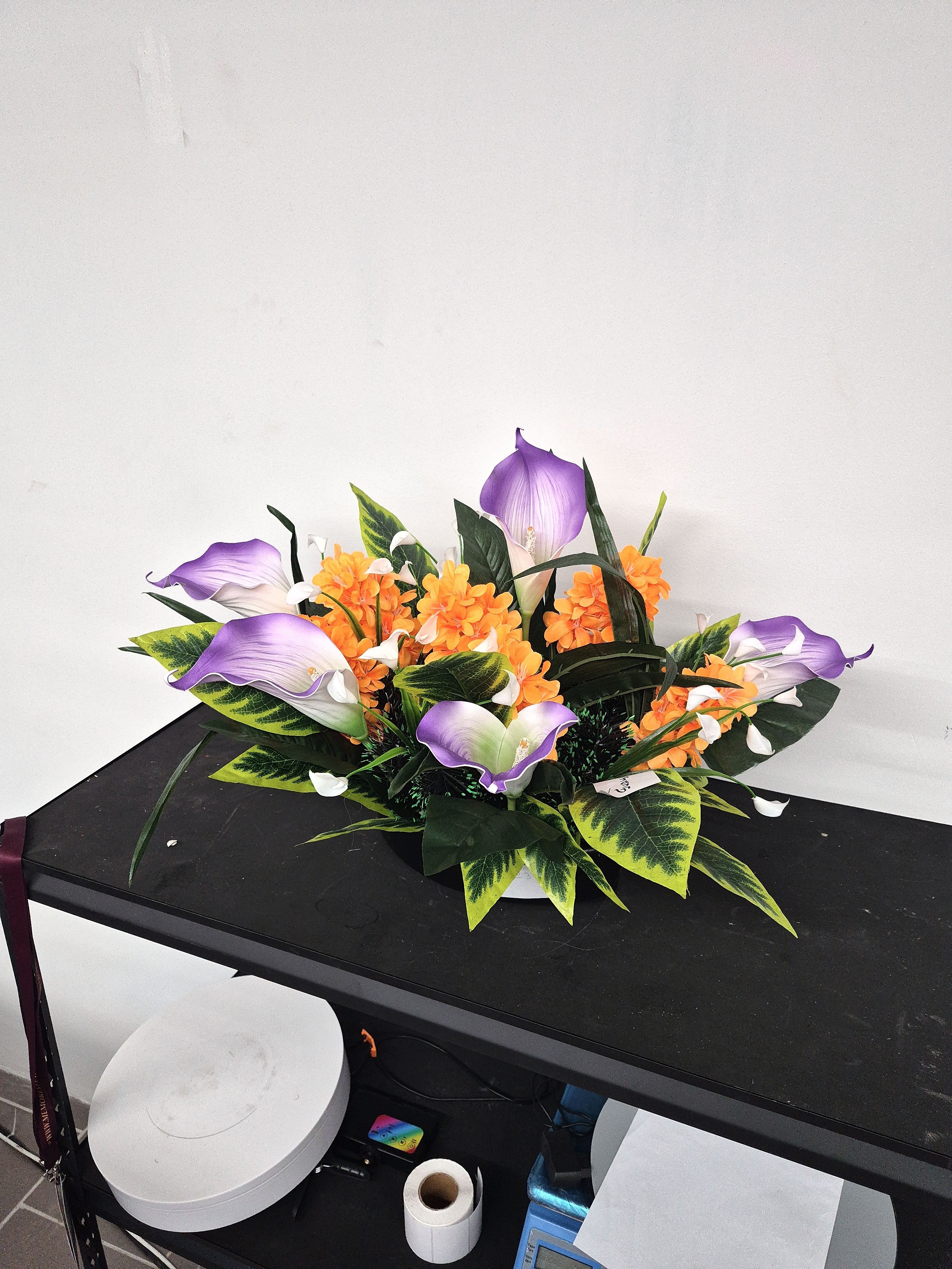 Корзинка с цветами гиацинт Ладья арт:2374