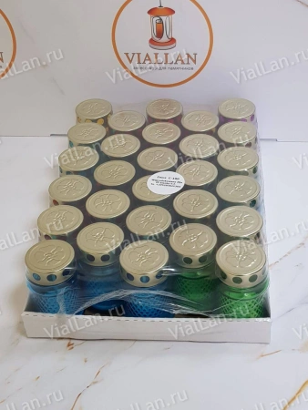 Лампада стеклянная С-100 (материал Пластик+Стекло) в упаковке 28 штук  арт:1930