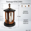 Лампада классика (Габбро, Бронза, Карелия) арт:1527