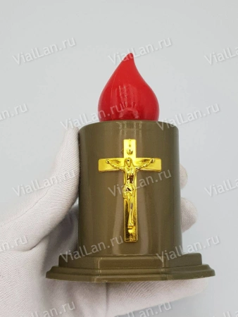 Свеча для лампады электрическая Subito 741 (Время горения 60 дней, в упаковке 6 шт.) арт:2001