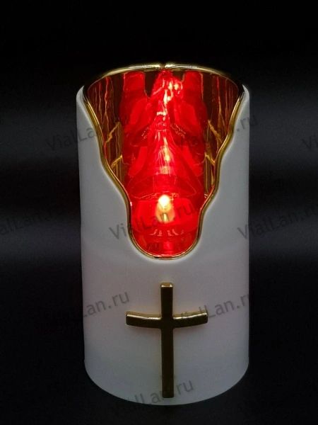 Свеча для лампады электрическая Subito 11 (Время горения 45 дней, в упаковке 6 шт.) арт:2002