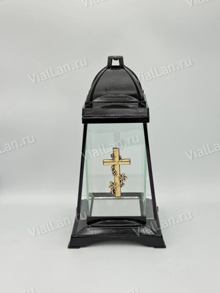 Лампада стеклянная GART 3 (материал Пластик+Стекло, цвет Черный, в упаковке 6 штук) арт:1980