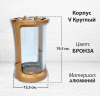 Корпус V Круглый (19,5*12,5 см, цвет Бронза) арт:2989