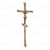Крест KP3 P3 (50*18, Бронза, цвет Темное золото, Православный) арт:823