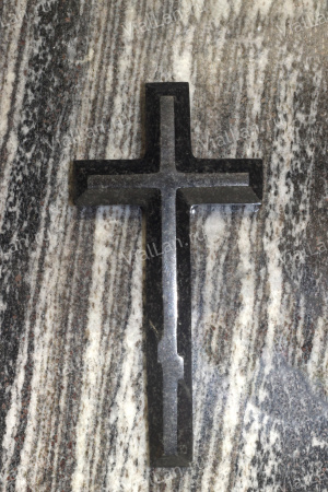 Крест Гранитный (20*10, гранит Габбро) арт:1876