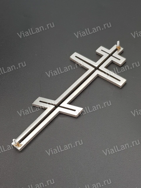Крест Д 106 (15*6.5 см. нержавеющая сталь AISI 304)арт:2366