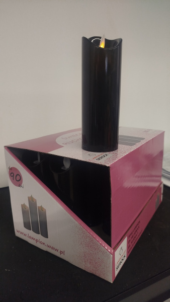 Свеча лампады электрическая Swieca WF-9 черная (в упаковке 12 шт.) арт:2453