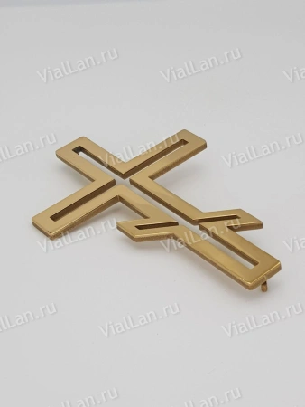 Крест Д 103 (15*9.5 см. нержавеющая сталь AISI 304, с покрытием Нитрид титана)арт:2362