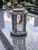 Лампада МЕМОРИ круглая (25*18 см, Гранит Покост) арт:2946
