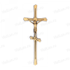 Крест KP0 P6 (24*9, Бронза, цвет Темное золото, Православный) арт:817