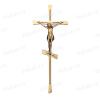 Крест KP5 P4 (43*17, Бронза, цвет Темное золото, Православный) арт:821