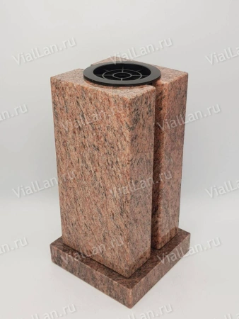 Ваза ПРЯМАЯ (28*15, гранит Винга) арт:1771