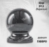 Шар D12 (гранит Габбро, Карелия) арт:786