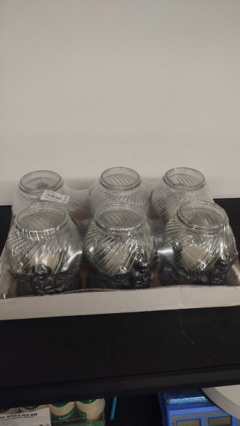 Лампада стеклянная Ангелок Серебро (размер 20х10, корпус шаровидный, колба прозрачное стекло, пластик серебро, Ангел цвет серебро, в упаковке 6 шт.) арт:2536