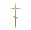 Крест KP5 (43*17, Бронза, цвет Темное золото, Православный) арт:827