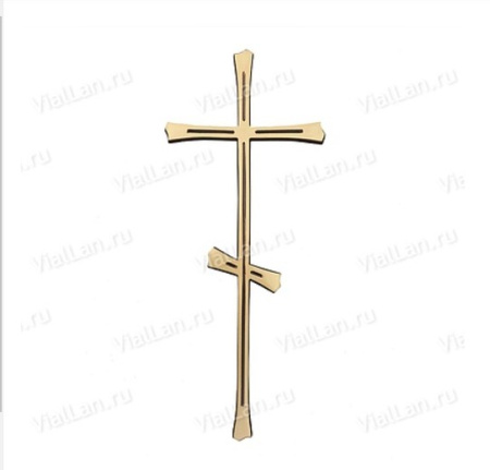 Крест KP5 (43*17, Бронза, цвет Темное золото, Православный) арт:827