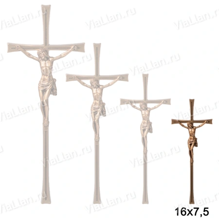 Крест Caggiati 23 395/16 (Материал Бронза, Цвет Бронза) арт:1384