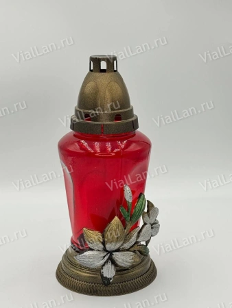 Лампада стеклянная K3 (Материал Пластик+Стекло, цвет Золото) в упаковке 7 штук  арт:2021