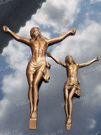 Распятие Viallan (25*18, 5см, материал Бронза, цвет Бронза, Католическое) арт:1617