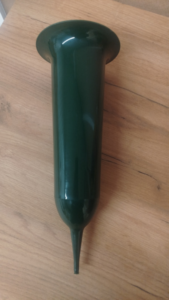 Ваза Пластиковая wbijany 2DONPL (30*14, материал Пластик, цвет Зеленый) в упаковке 10 штук  арт:2401