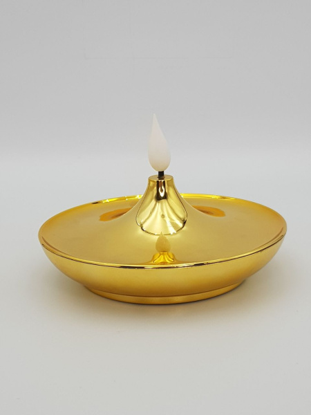 Свеча лампады электрическая Капля (Время горения 30 дней, в упаковке 6 шт.) арт:1988