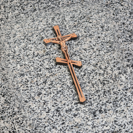 Крест BK 29 (15*6, Бронза, цвет Бронза, Православный) арт:802